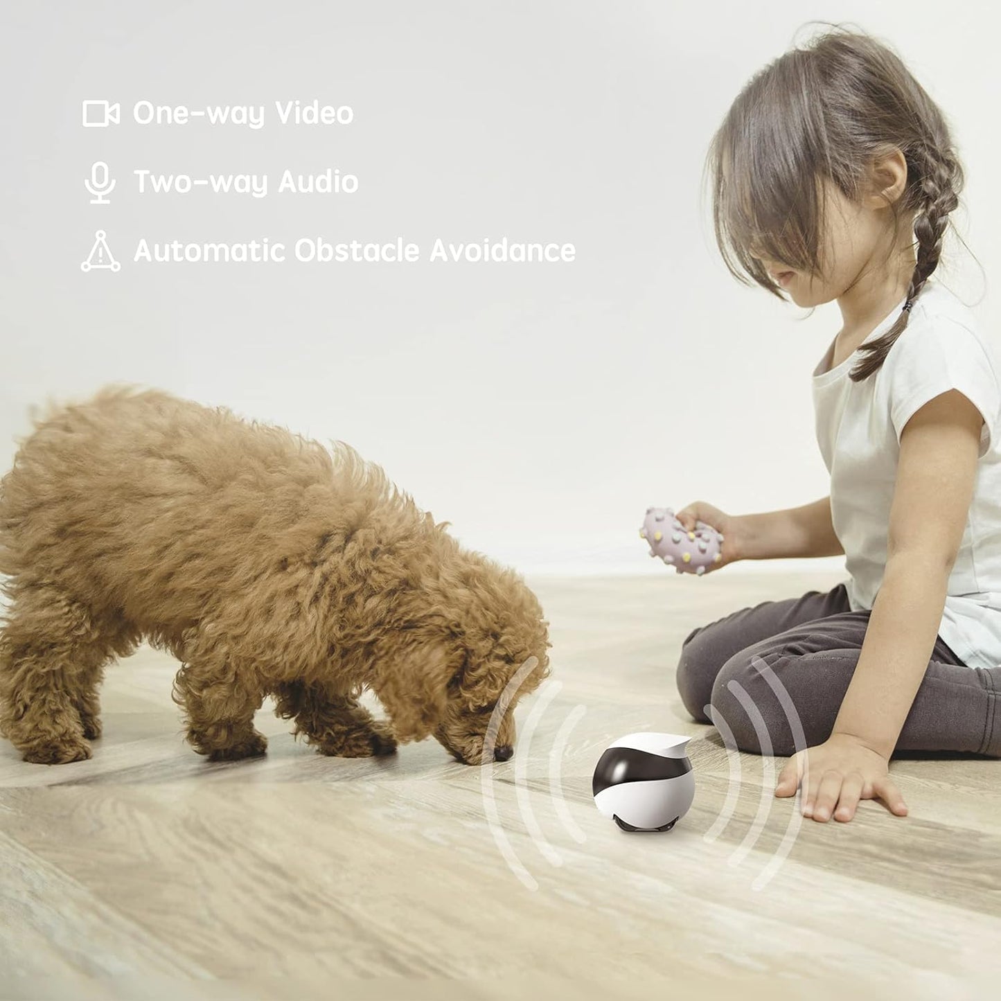 Servio Remote Control Security Camera Robot with Charging Dock